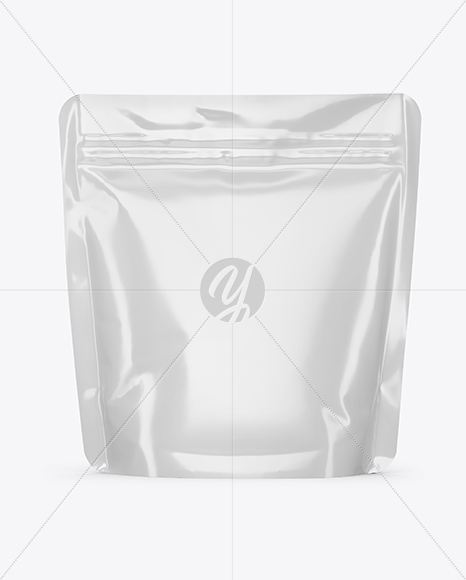 Glossy Stand-up Pouch Mockup