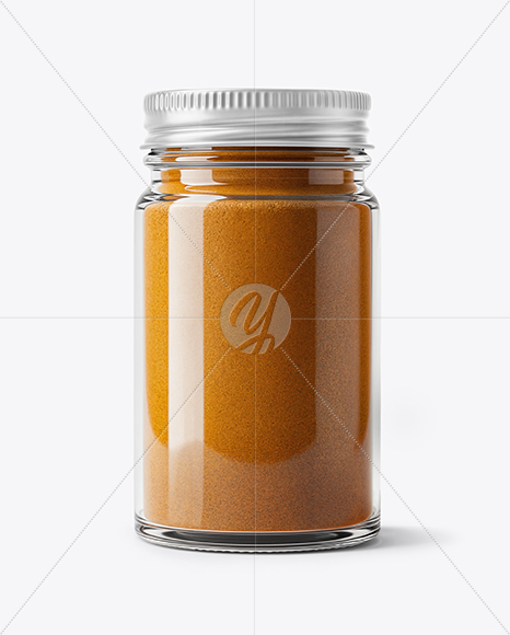 Jar with Pumpkin Pie Spice Mockup