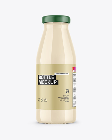 Glossy Bottle Mockup
