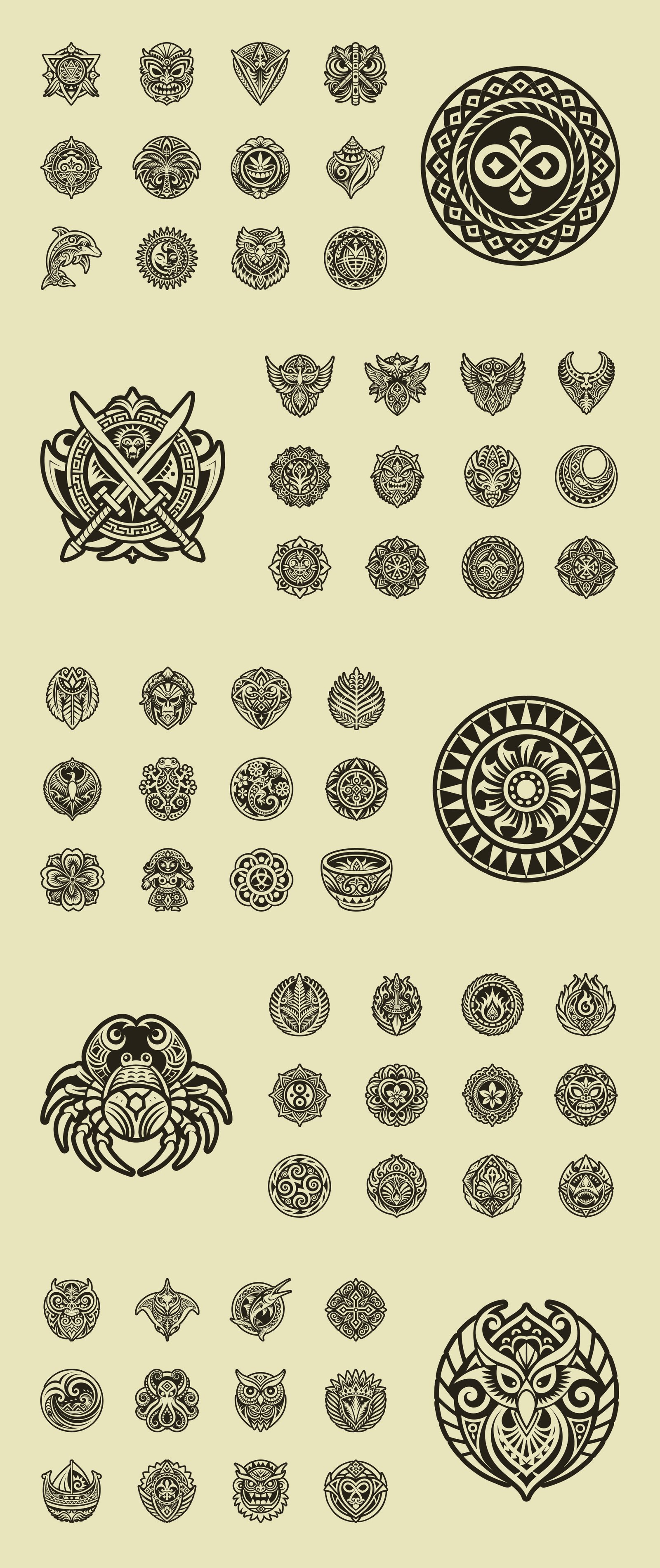 Polynesian Tattoo Symbols
