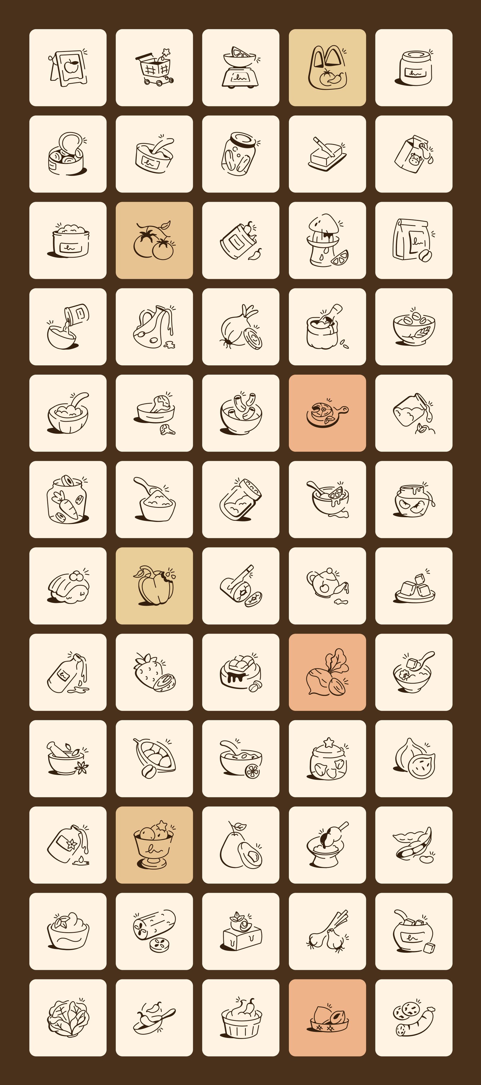 Home and Lifestyle Doodle Icons