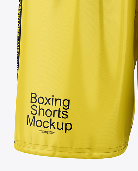 Boxing Shorts Mockup - Front View