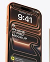 Two Iphones 17 Pro Mockup