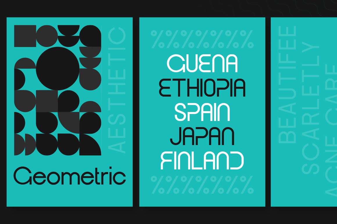 Cagody Modern &amp; Geometric Sans Serif