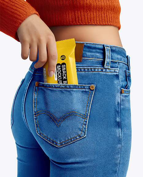 Snack Bar in Pocket Mockup