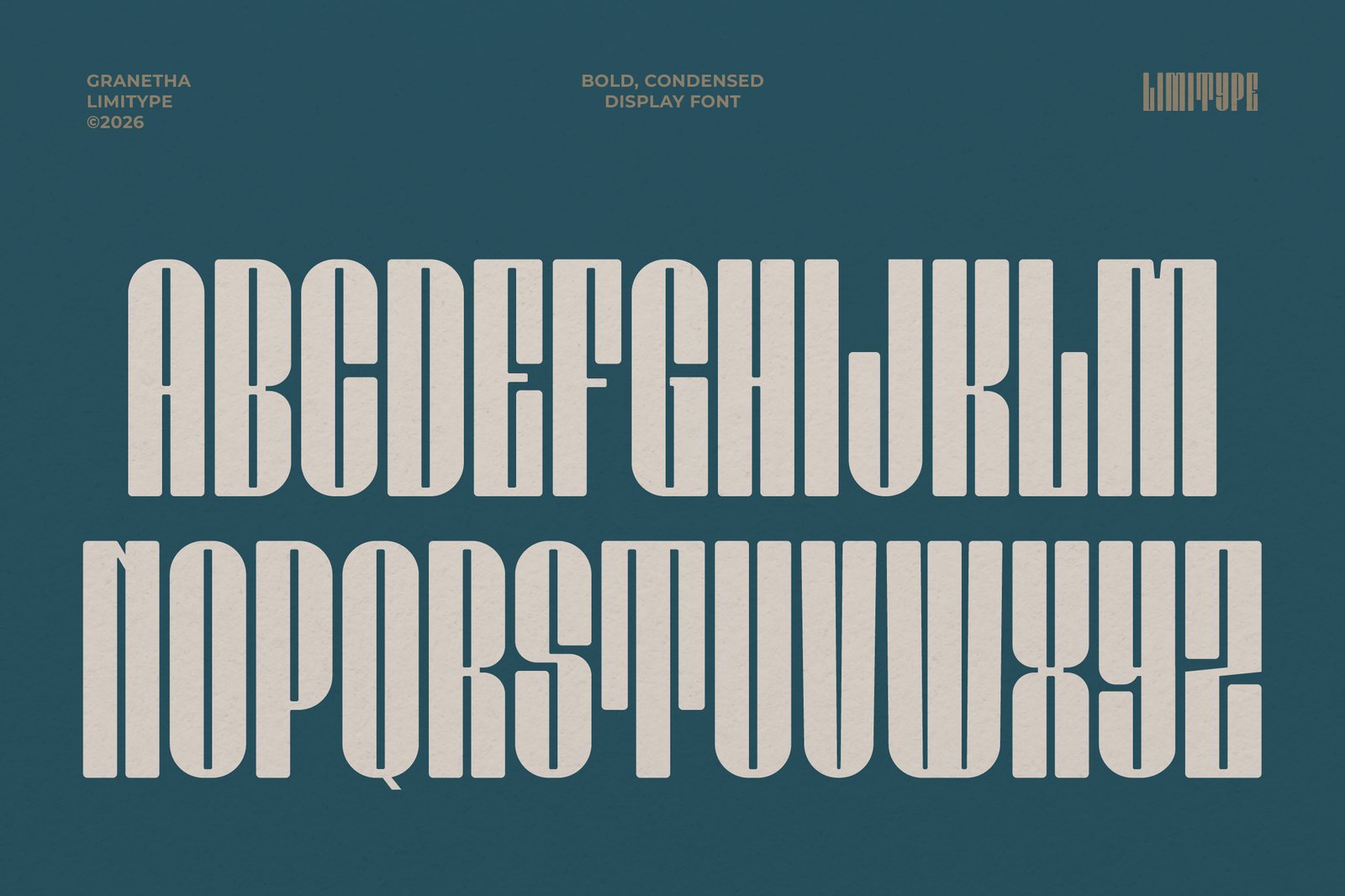 Granetha - Bold Condensed Font