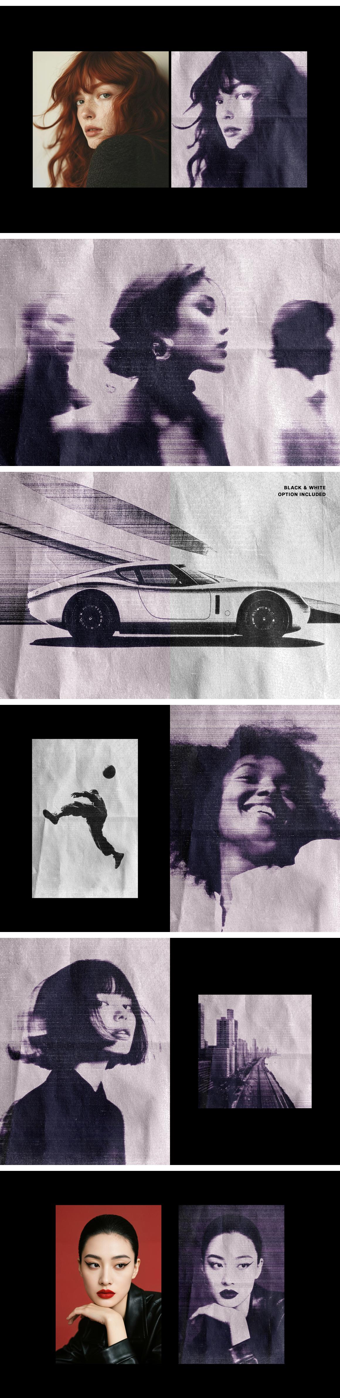 Grunge Copier Template Effect