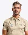 Man in a Polo Shirt and Jeans Mockup