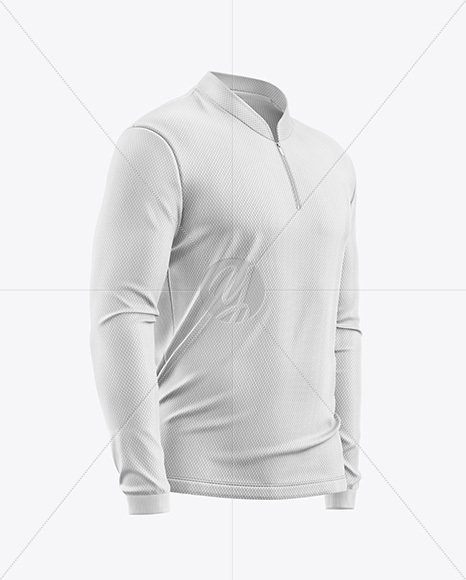 Mesh Jersey Mockup - Half Side View