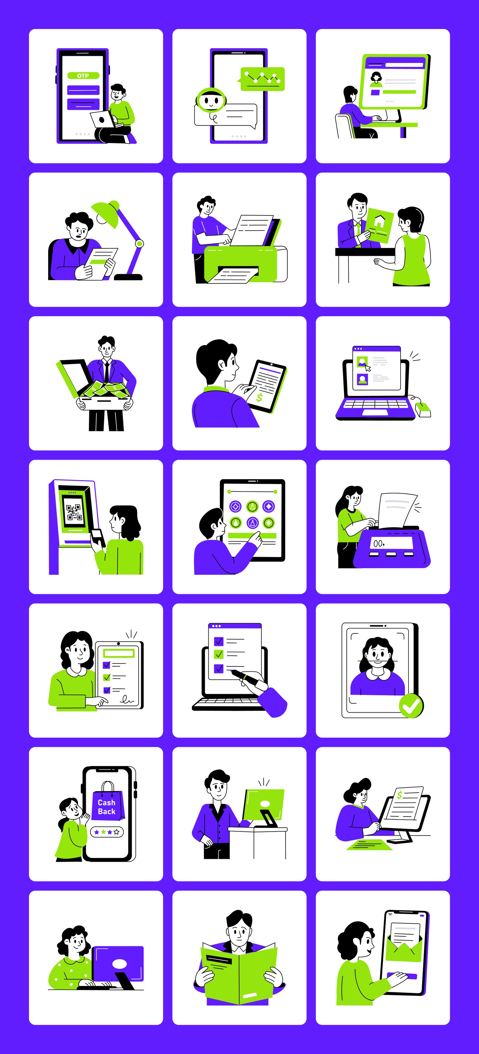 Bank and Banking Illustration