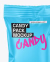 Matte Candy Pack Mockup - Front view
