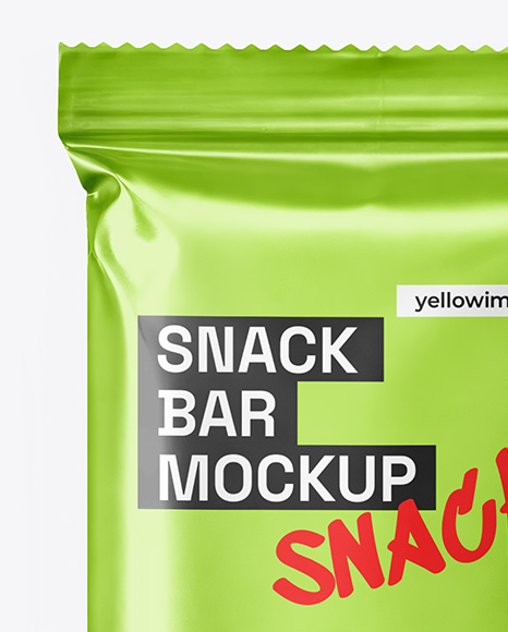 Metallic Chocolate Bar Mockup