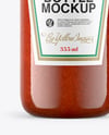 Tomato Sauce Bottle Mockup