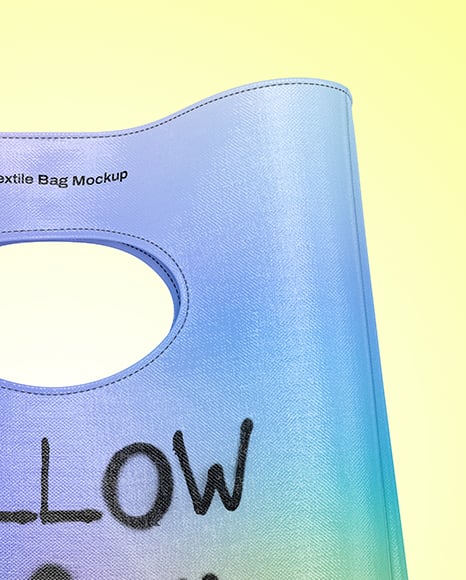 Textile Shopping Bag Mockup