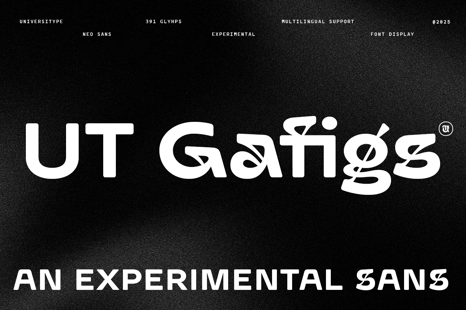 UT Gafigs - An Experimental Sans Serif
