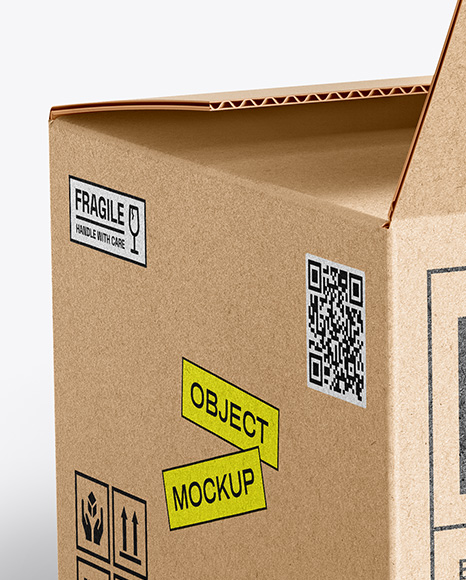 Kraft Paper Box Mockup