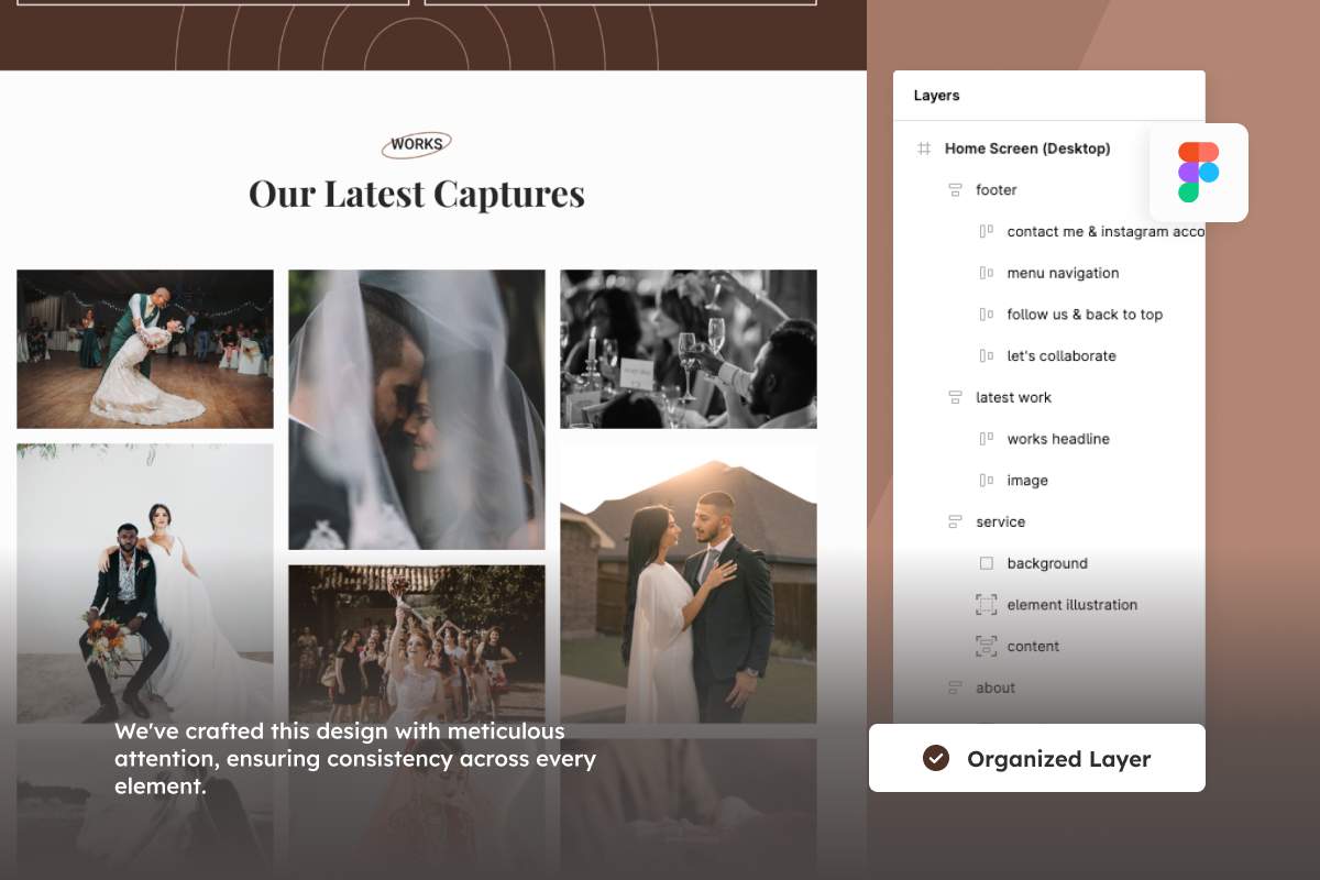 Elegant Photographer Portfolio Landing Page