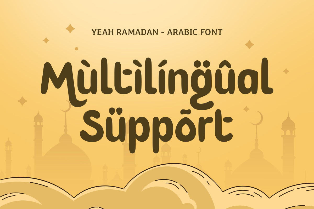 Yeah Ramadan - Arabic Font