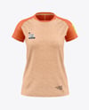 Heather T-Shirt Mockup - Front View