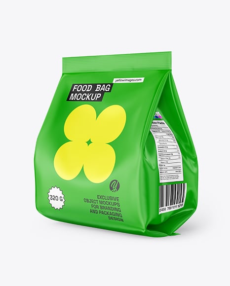 Matte Package Mockup - Food mockup