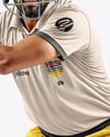 Indian Man Wearing Full Cricket Kit Mockup