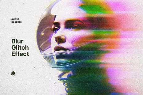 Blur Glitch Photo Effect - Creative Store