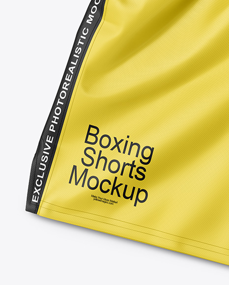 Boxing Shorts Mockup