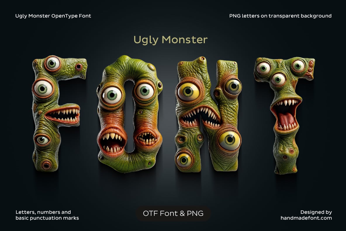 Ugly Monster Font
