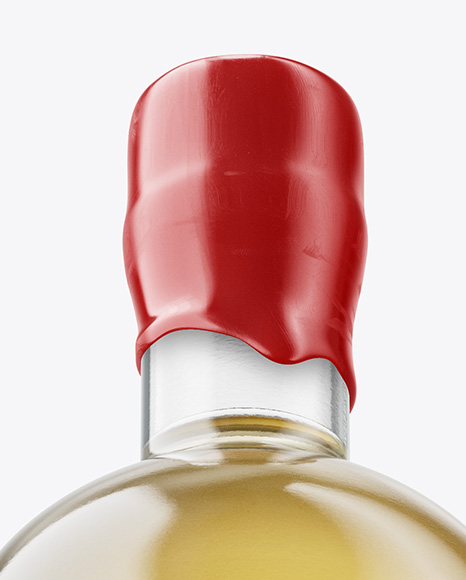 Golden Tequila Bottle Mockup
