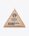 Kraft Triangular Package Mockup