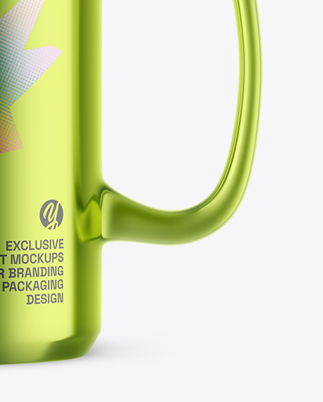 Metallic Mug Mockup