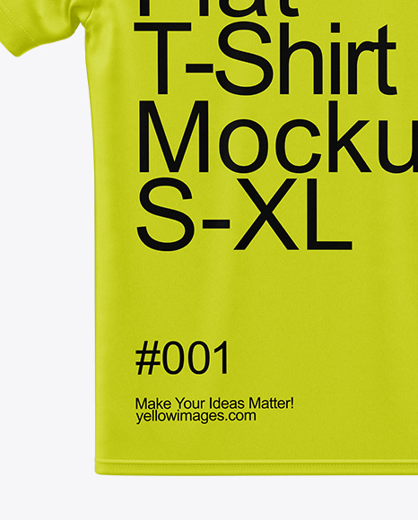 T-Shirt Mockup - Back View