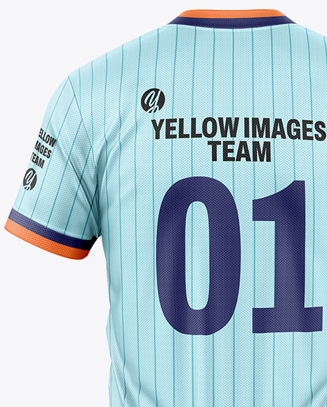 Baseball Jersey Mockup - Back View