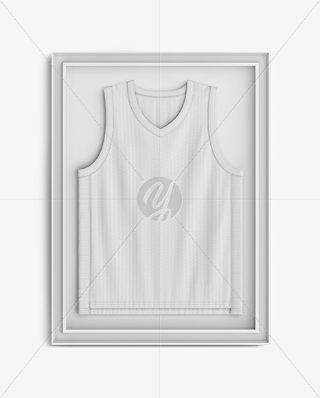 Basketball Jersey in Frame Mockup