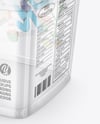 Clear Plastic Food Container Mockup