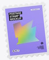 Two Postage Stamps Mockup