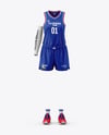 Women's Basketball Kit Mockup - Front View