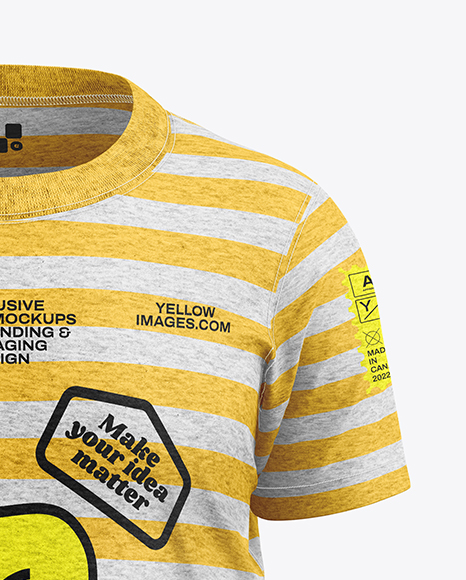 Kids Heather T-Shirt Mockup - Front View