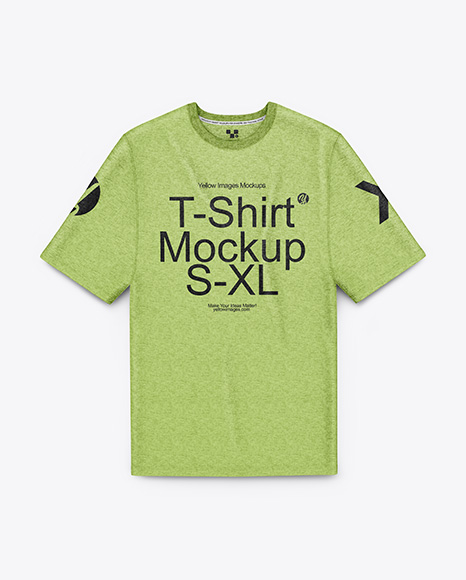 Heather T-Shirt Mockup - T-shirt mockup