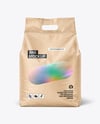 Kraft Paper Bag with Handle Mockup