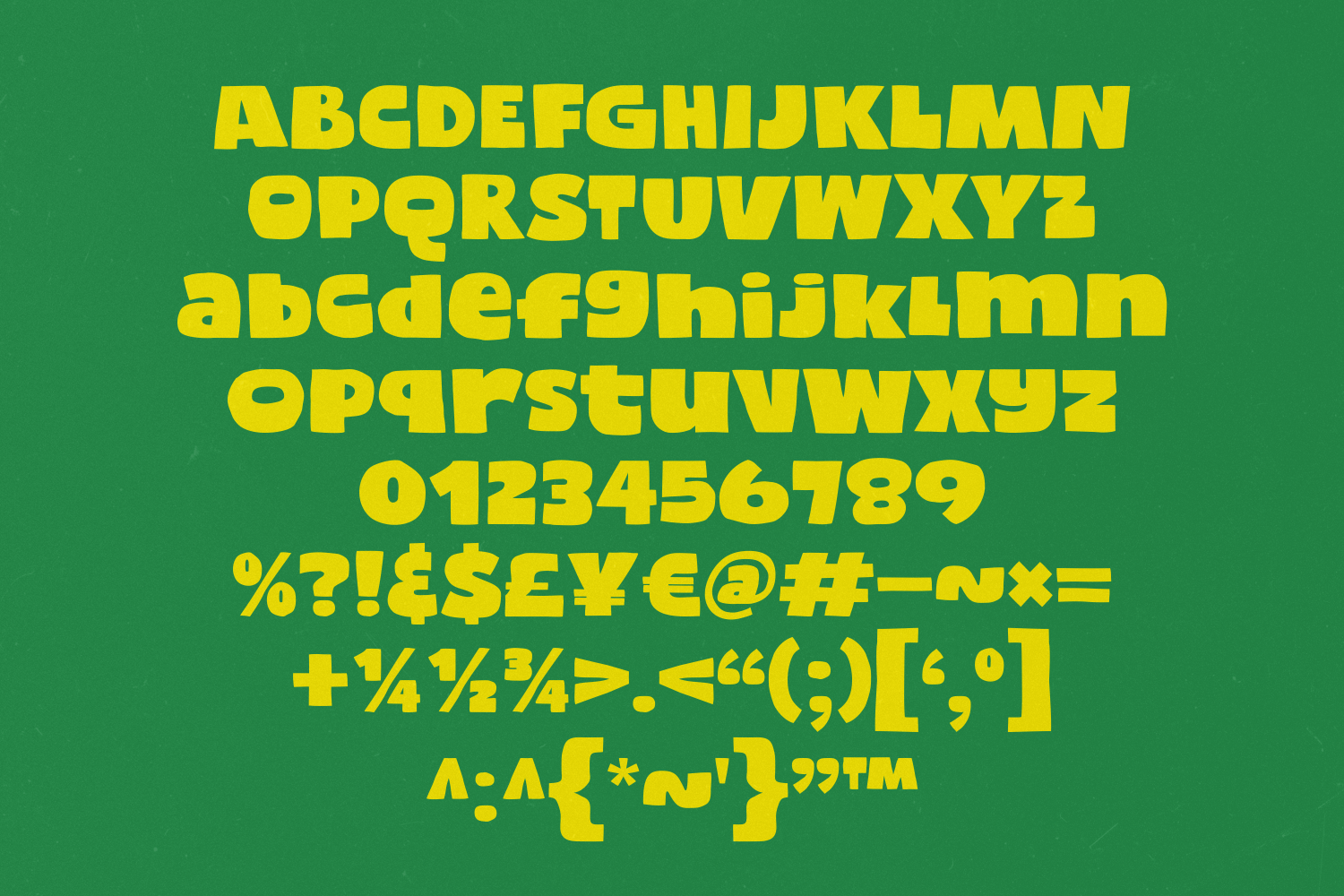 Poffy - Quirky Bold Display Sans Font
