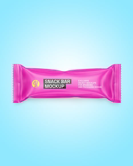 Matte Snack Package Mockup