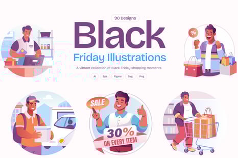 Black Friday Illustration - Illustrations