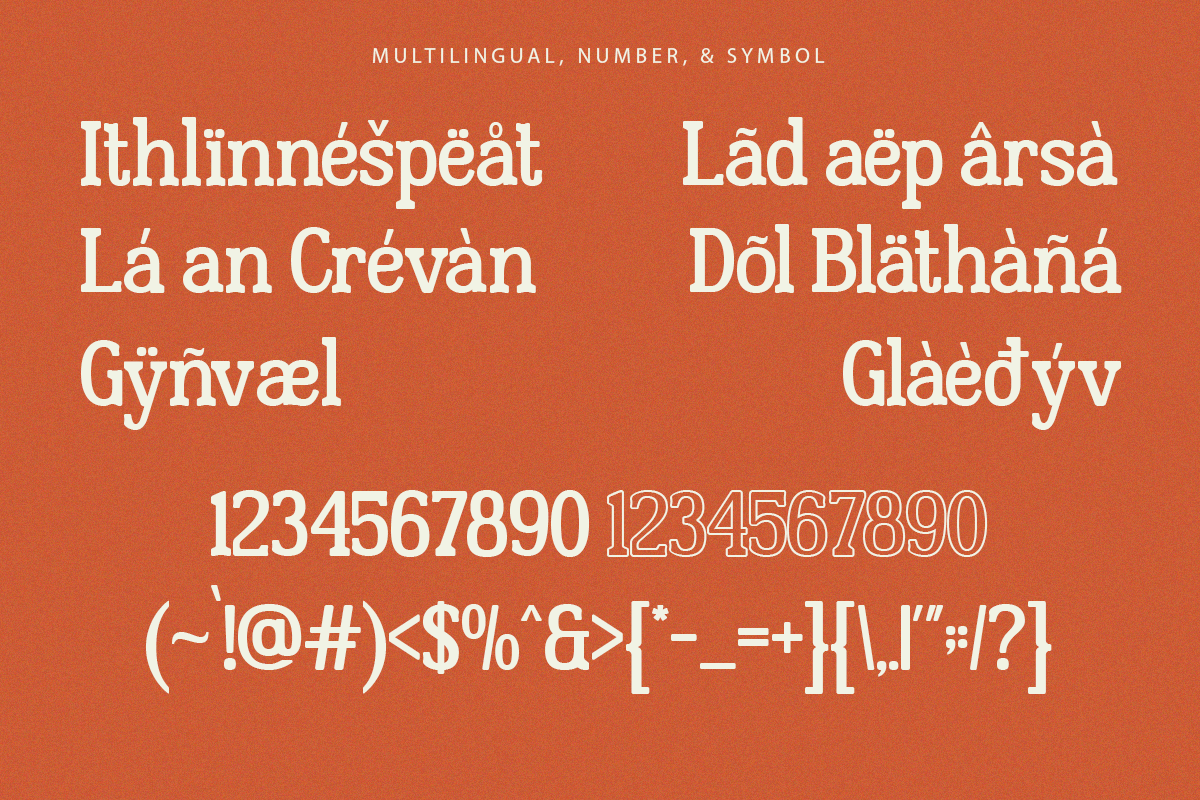 Second Choice - Stylish Slab Font