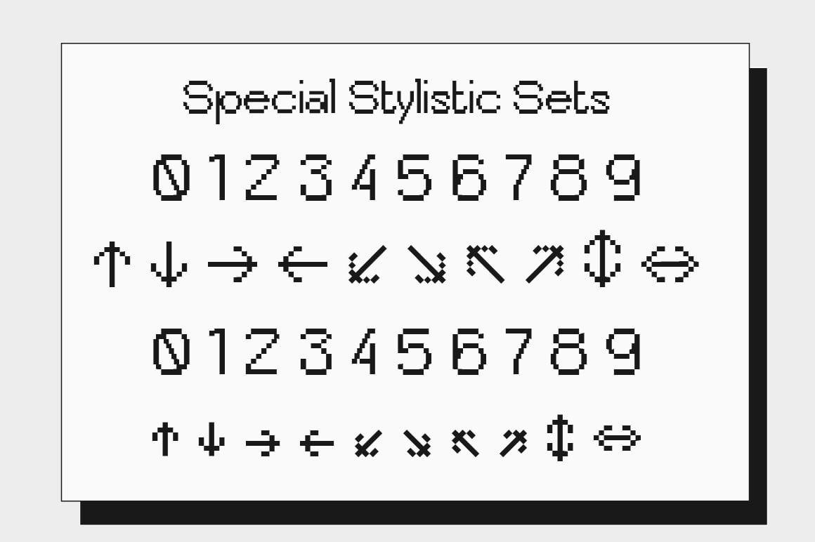 Bitend Geometric Edgy Y2K Pixel Font