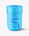 Matte Cosmetic Jar Mockup