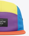 Five Panel Cap Mockup - Front View