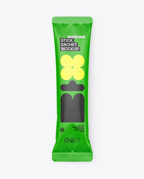 Matte Stick Sachet Mockup - Mockup tea