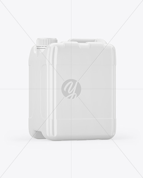Plastic 5L Jerrycan Mockup