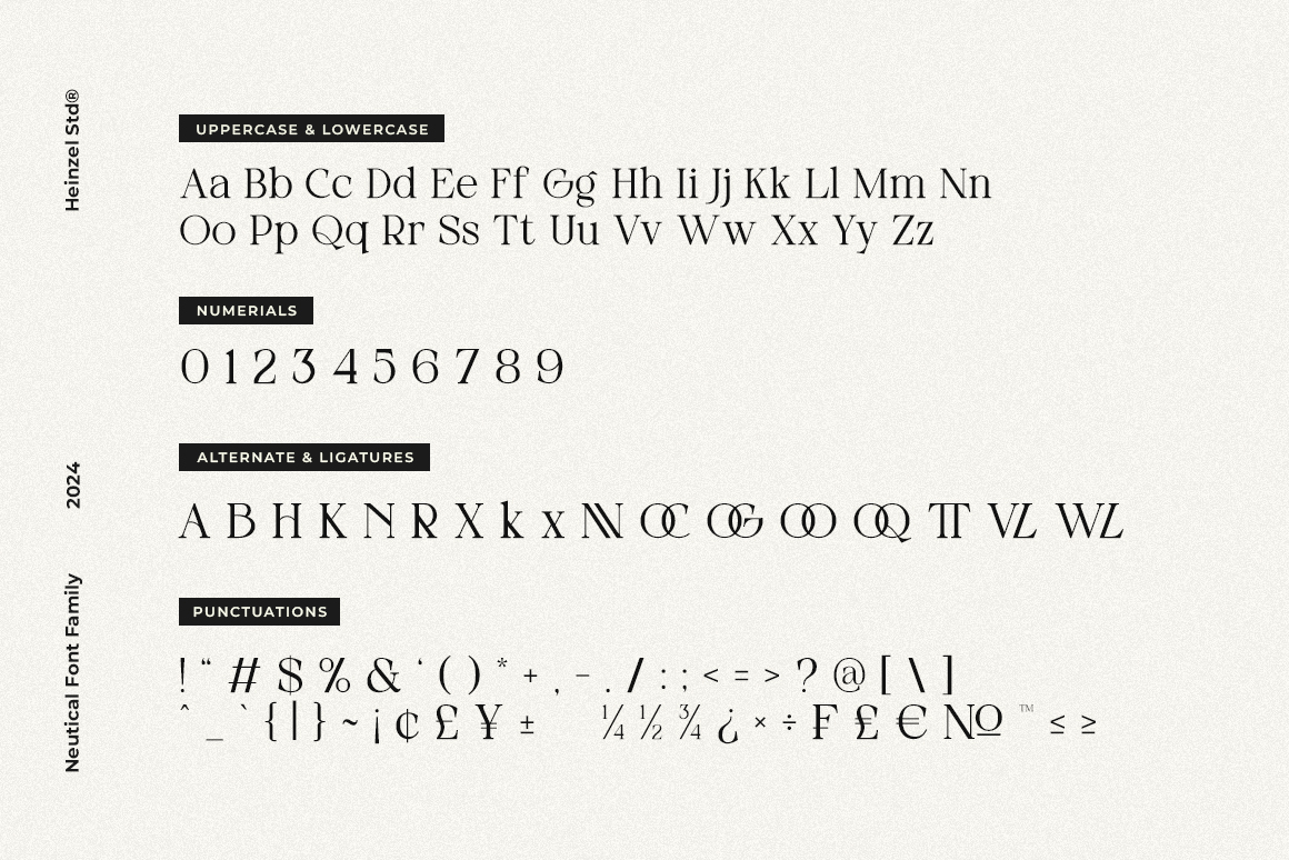 Neutical 6 Weight Serif Family